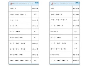 Комплект карточек (10) "Обучающий калейдоскоп. Умножение на 7, 8 и 9" - fgospostavki.ru - Владимир