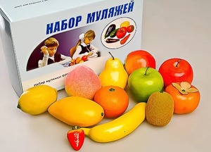 Набор муляжей фруктов - fgospostavki.ru - Владимир