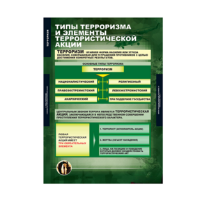 Комплект таблиц. ОБЖ. Терроризм. - fgospostavki.ru - Владимир