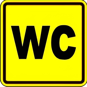 Тактильный знак (WC) 100х100 - fgospostavki.ru - Владимир
