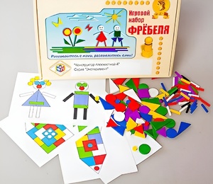 Игровой набор Фребеля "Конструктор плоскостной-4" (Серия "Эксперимент") - fgospostavki.ru - Владимир