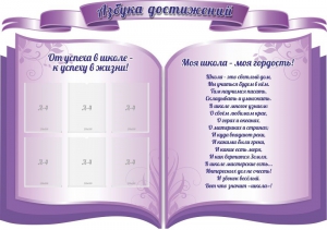 Стенд "Азбука достижений" (резной стенд из 3-х частей) - fgospostavki.ru - Владимир