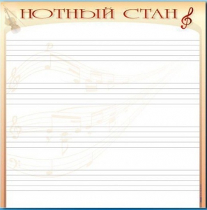 Доска магнитно-маркерная "Нотный стан" - fgospostavki.ru - Владимир