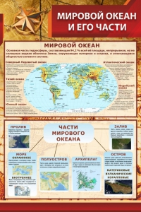 Стенд "Мировой океан и его части" - fgospostavki.ru - Владимир