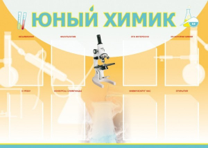 Стенд "Юный химик" Вариант 1 - fgospostavki.ru - Владимир