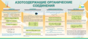 Стенд "Азотсодержащие органические соединения" - fgospostavki.ru - Владимир