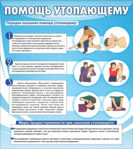 Стенд "Помощь утопающему" - fgospostavki.ru - Владимир