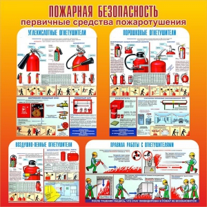 Стенд "Пожарная безопасность" Вариант 2 - fgospostavki.ru - Владимир