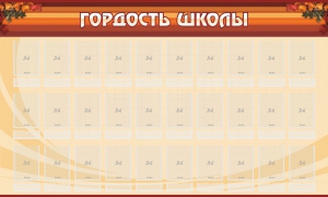 Стенд "Гордость школы" Вариант 2 - fgospostavki.ru - Владимир