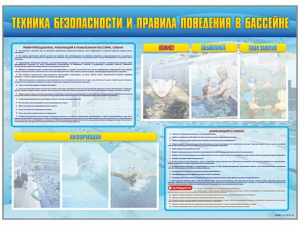 Стенд-уголок "Техника безопасности и правила поведения в бассейне" - fgospostavki.ru - Владимир