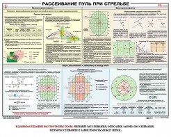 Плакат "Рассеивание пуль при стрельбе" - fgospostavki.ru - Владимир