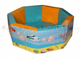 Сухой бассейн восьмигранный с шелкографией - fgospostavki.ru - Владимир