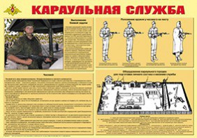 Плакат "Караульная служба" - fgospostavki.ru - Владимир