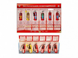 Электрифицированный стенд-тренажер "Эксплуатация огнетушителей" с разрезными агрегатами - fgospostavki.ru - Владимир
