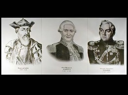 Портреты путешественников (25 штук, формат А3) - fgospostavki.ru - Владимир