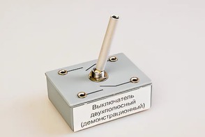 Выключатель двухполюсный (демонстрационный) - fgospostavki.ru - Владимир