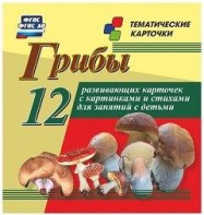 Тематические карточки "Грибы" - fgospostavki.ru - Владимир