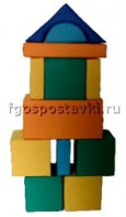 Мягкий модуль-конструктор "Городок" (12 элементов) - fgospostavki.ru - Владимир