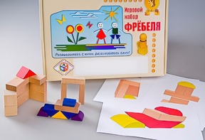 Игровой набор Фребеля "Конструктор деревянный без соединений-2" (Серия "Эксперимент") - fgospostavki.ru - Владимир