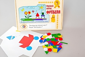 Игровой набор Фребеля "Конструктор плоскостной-1" (Серия "Эксперимент") - fgospostavki.ru - Владимир
