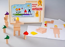 Игровой набор Фребеля "Конструктор деревянный без соединений-3" (Серия "Эксперимент") - fgospostavki.ru - Владимир