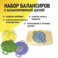 Набор балансиров с балансировочной доской - fgospostavki.ru - Владимир