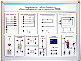 Типовой комплект учебного оборудования «Электробезопасность в установках до 1000 В»  - fgospostavki.ru - Владимир