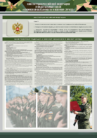 Стенд-уголок "Конституция Российской Федерации и Федеральный закон "О воинской обязанности и военной службе" - fgospostavki.ru - Владимир