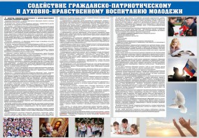 Стенд "Содействие гражданско-патриотическому и духовно-нравственному воспитанию молодежи" - fgospostavki.ru - Владимир