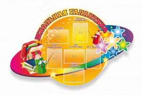 Стенд "Школьная галактика" резной стенд - fgospostavki.ru - Владимир