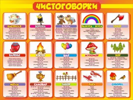 Стенд "Чистоговорки", часть 1 - fgospostavki.ru - Владимир