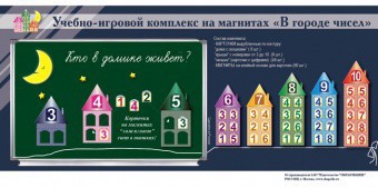 "В городе чисел". Для лучшего понимания и запоминания состава чисел первого десятка - fgospostavki.ru - Владимир