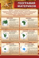 Стенд "География материков" - fgospostavki.ru - Владимир