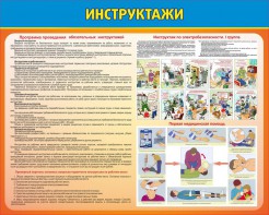 Стенд "Инструктажи" - fgospostavki.ru - Владимир