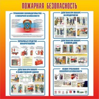 Стенд "Пожарная безопасность" Вариант 4 - fgospostavki.ru - Владимир