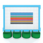  Элемент конструктора одиночный одноцветный Color Blocks 100 штук - fgospostavki.ru - Владимир