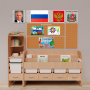 Уголок патриотического воспитания для дошкольников "Россия" Стандартный - fgospostavki.ru - Владимир